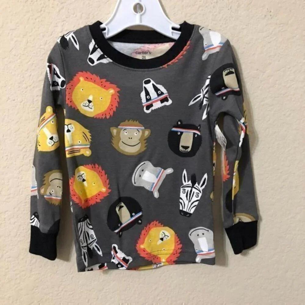 Carter's Athletic Animals Pajama Top